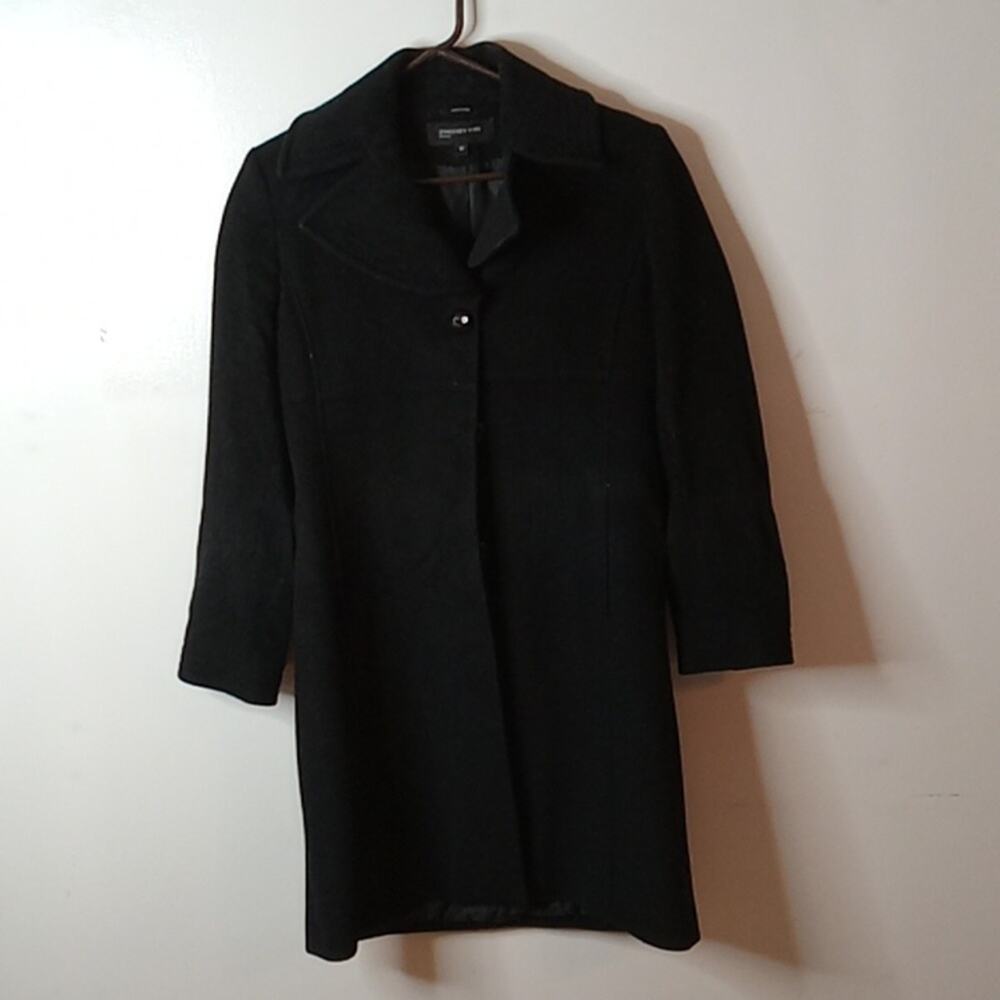 Jones New York Petite Black Wool blend coat. SIZE 6P.  Warm